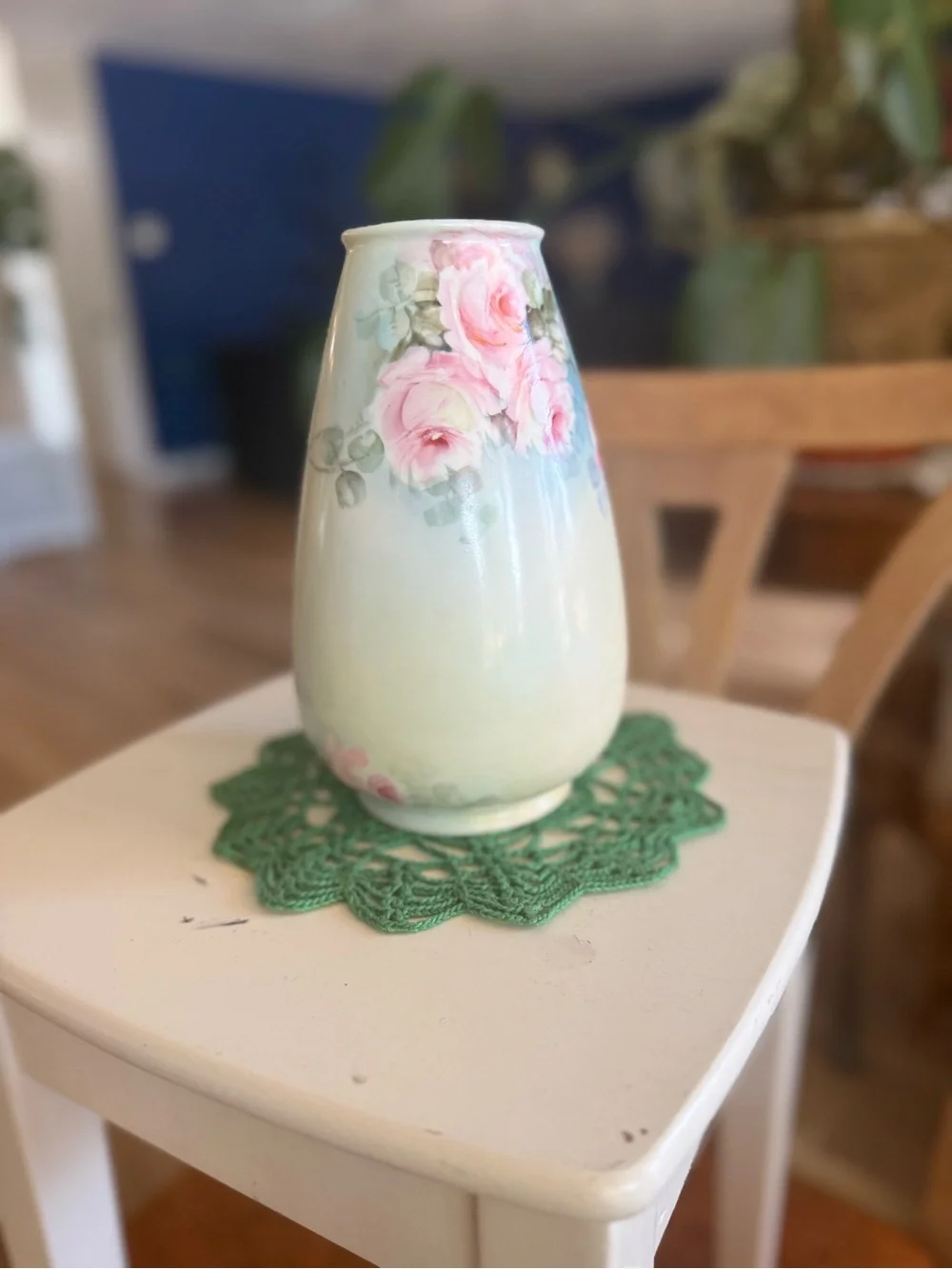 Royal Bayreuth Hand Painted Vase